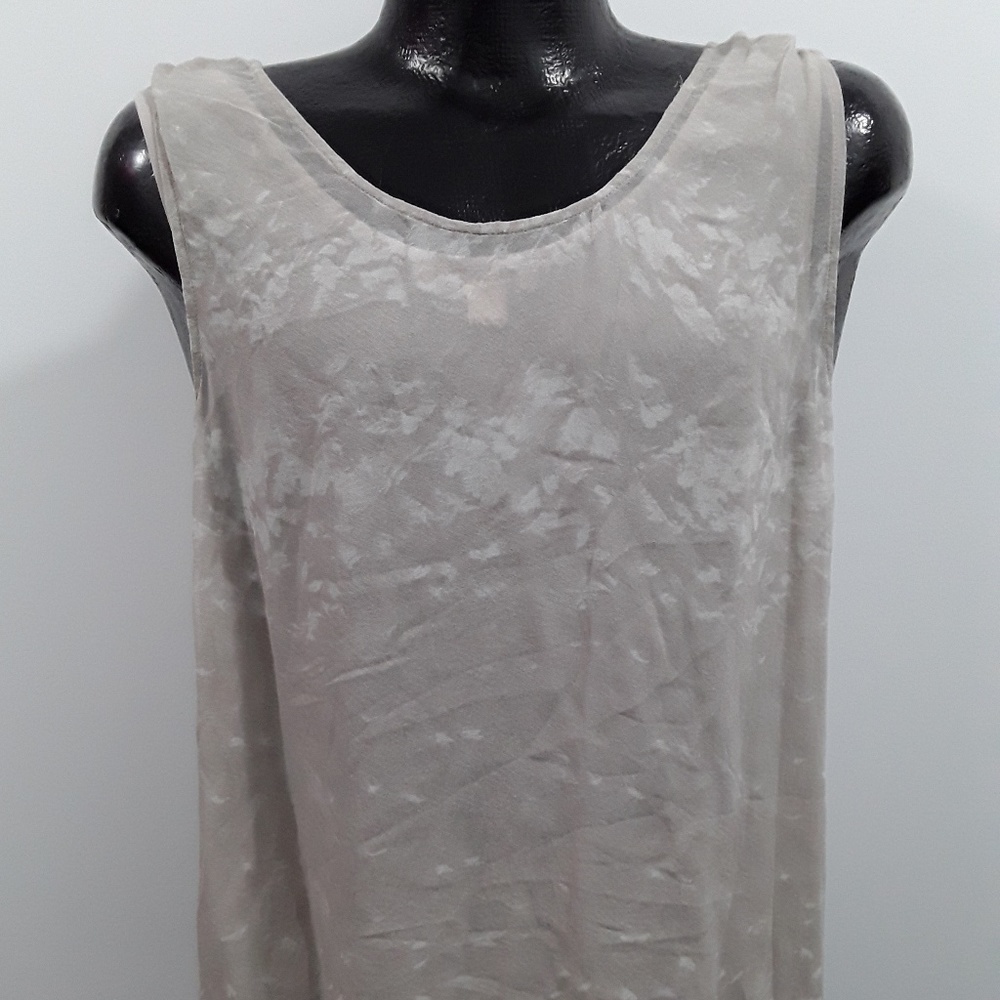 Coldwater Creek silk top blouse sleeves women size XL (18) - Picture 1 of 6